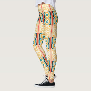 Legging Padrão Floral Geo