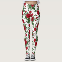 Padrão Floral Sem Costura de Rosa Vermelha Elegant