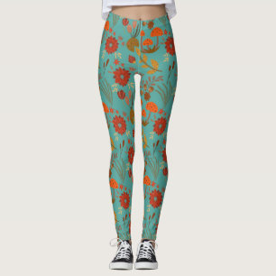 Legging Padrão Floral Único