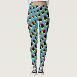 Legging "Padrão Geo Retro"
