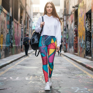 Legging Padrão Geométrico