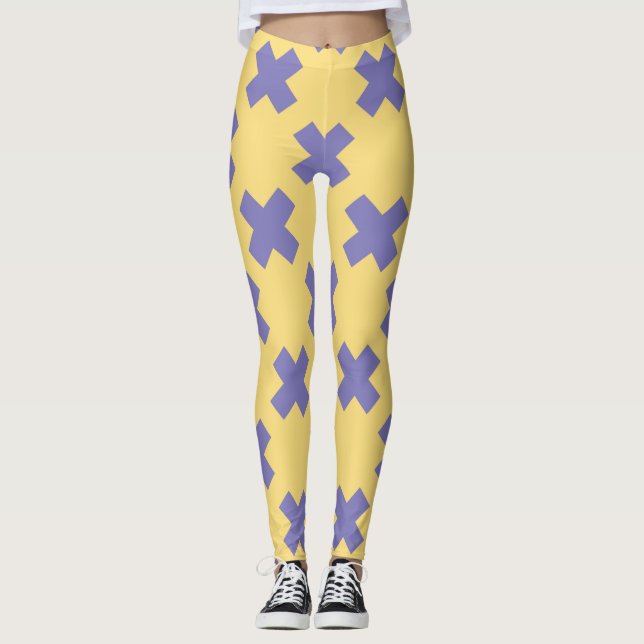 Legging Padrão Geométrico 18 (Frente)
