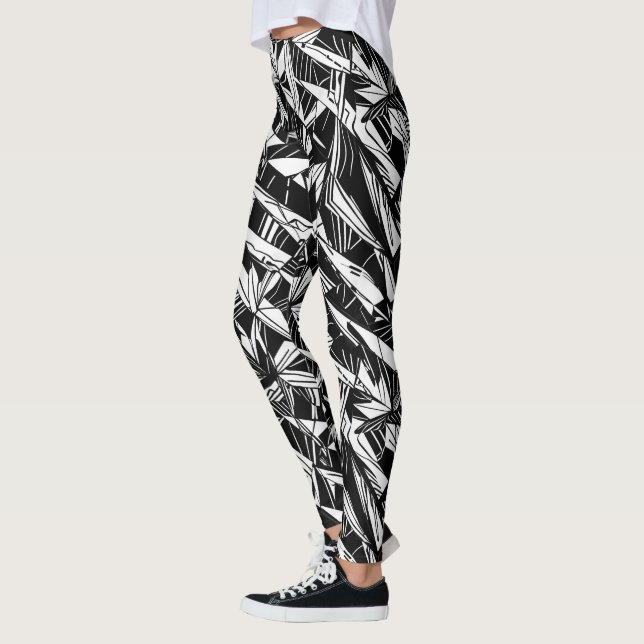 Legging Padrão geométrico de abstrato 30 - Pernas (Esquerda)