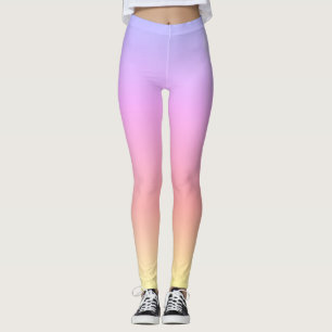 Legging Padrão geométrico legal de abstrato Azul Quente