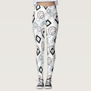 Legging Padrão geométrico moderno multicolor