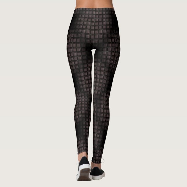 Legging Padrão Geométrico Quadrados 2 (Verso)