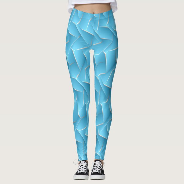 Legging Padrão Geométrico Selvagem Socialite (Frente)