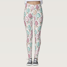 Padrão Kawaii de algodão doce