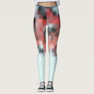 Legging Padrão legal de várias cores