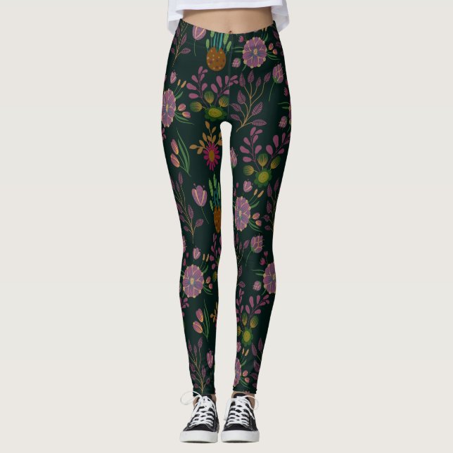 Legging Padrão legal de Verão (Frente)