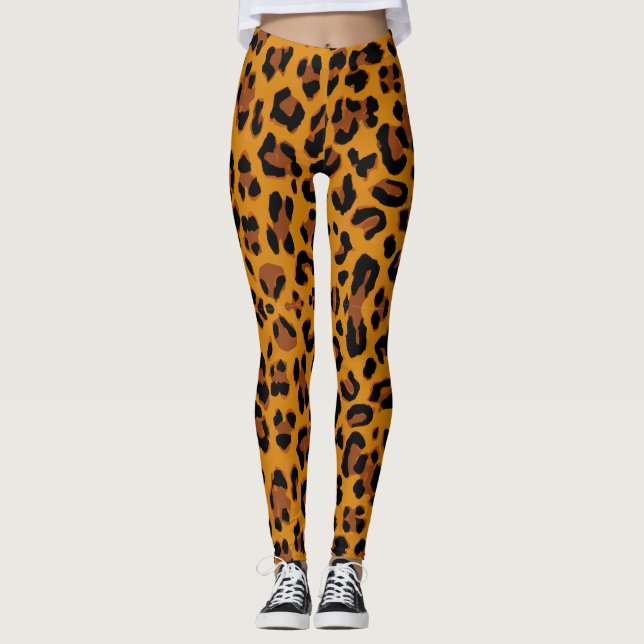 Legging Padrão leopardo (Frente)