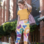 Legging Padrão-Leopardo Colorido<br><div class="desc">um padrão leopardo único,  como uma design capciosa para os amantes leopardo.</div>