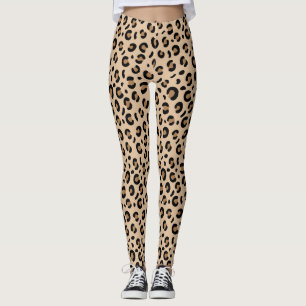 Legging padrão-leopardo-de-chita funky