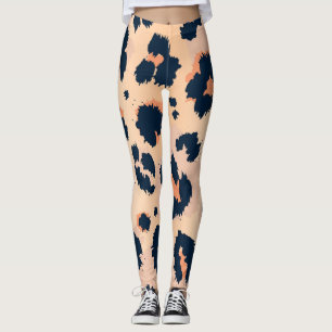 Legging Padrão Leopardo: Design engraçado sem carne