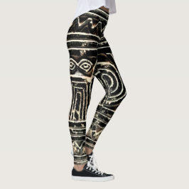 Legging Padrão Mesopotâmico Sumeriano Antigo