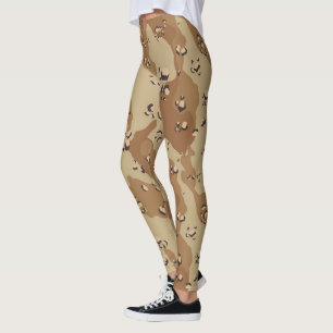 Legging Padrão Militar Desert Camouflage