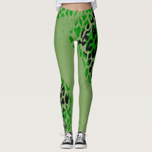 Legging Padrão moderno da pele do Leopardo #27