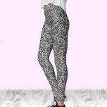 Legging Padrão moderno de tendência de na moda preto e bra<br><div class="desc">Essas lindas pernas pretas e brancas padronizadas são um bom padrão básico que são bonitinhos para a classe de ioga ou apenas para o salto. Baseados em uma design de arte tradicional, eles são modernos e na moda e podem ser vestidos com uma variedade de outros padrões. Um presente de...</div>
