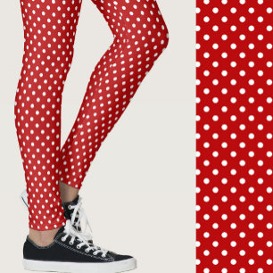 Legging Padrão moderno de tendências na moda de pontos ver
