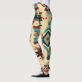Legging Padrão nativo americano