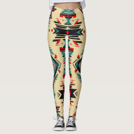 Legging Padrão nativo americano