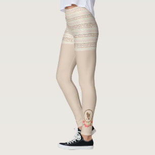 Legging Padrão Nativo Americano com Apanhadores de Sonhos