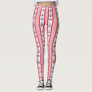 Legging Padrão náutico