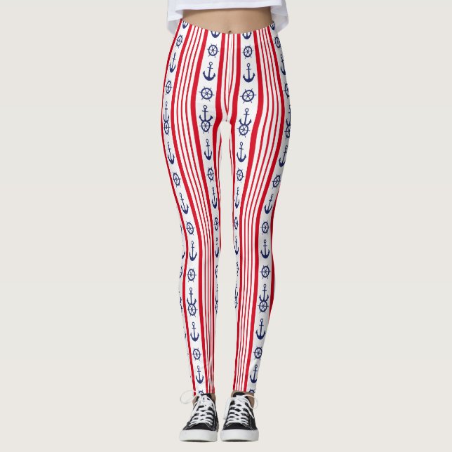 Legging Padrão náutico (Frente)
