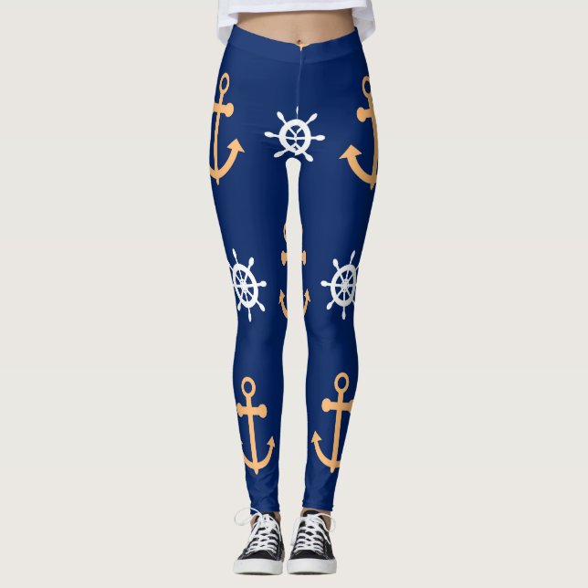 Legging Padrão náutico (Frente)