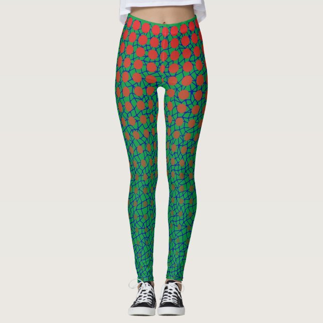 Legging Padrão Net 10.blue.wx4 verde BG (Frente)