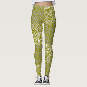 Legging Padrão numérico 01 b DYellow BG