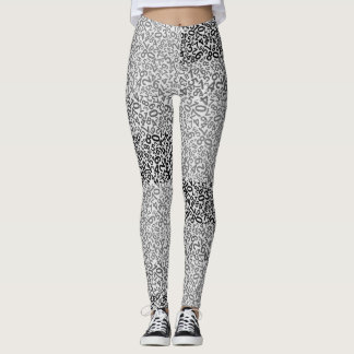 Legging Padrão numérico 01 c BG LGrey