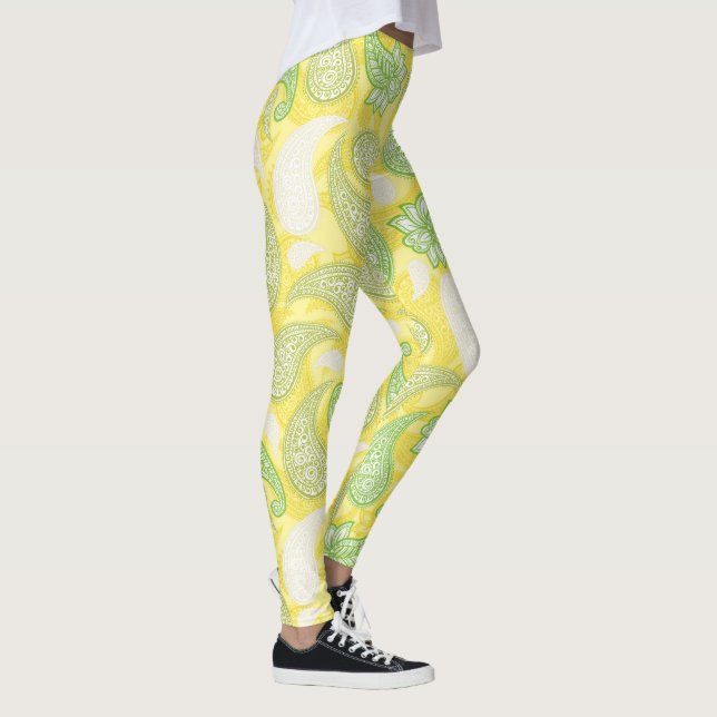 Legging Padrão Paisley  (Direita)