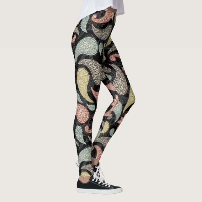 Legging Padrão Paisley  (Direita)