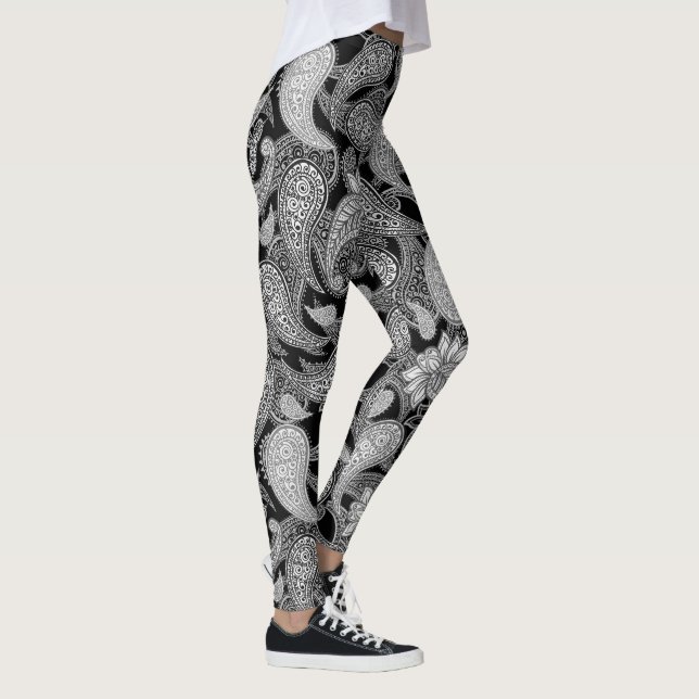 Legging Padrão Paisley  (Direita)