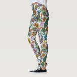 Legging Padrão paisley floral colorido<br><div class="desc">Elegante colorido vintage floral tribal paisley</div>