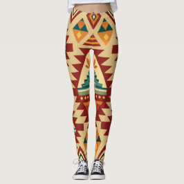 Legging Padrão Personalizado Retroativo dos Motifs Étnicos
