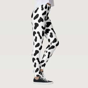 Legging Padrão Plano Blobs Preto