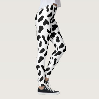 Legging Padrão Plano Blobs Preto