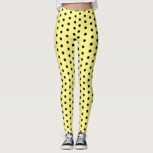 Legging Padrão retrorreflector amarelo preto legal