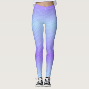 Legging Padrão roxo e violeta