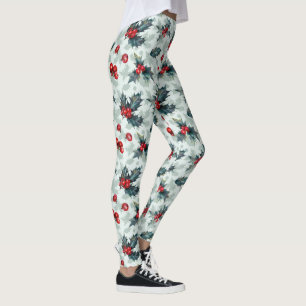 Legging Padrão sagrado de Natal