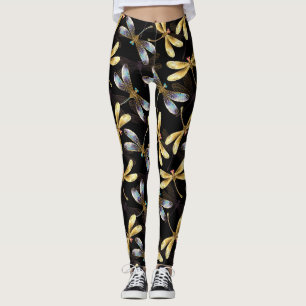 Legging Padrão sem costura com Ouros