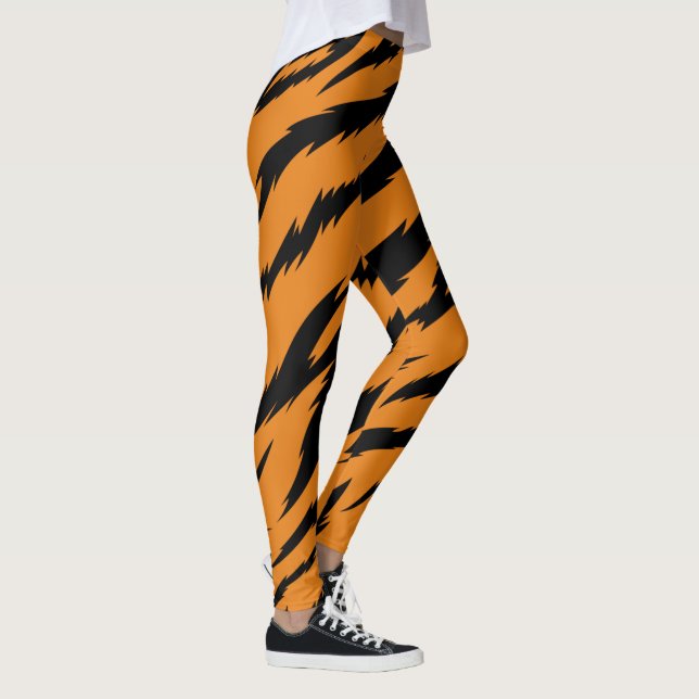 Legging Padrão sem descontinuidades do Tigre - 2 (Direita)