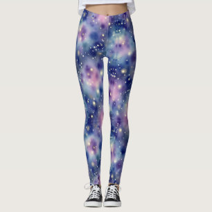 Legging Padrão Sensível de Poeira Cósmica