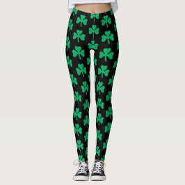 Legging Padrão Simples de Shamrock