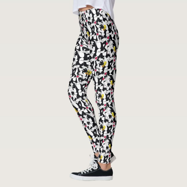 Legging Padrão SYLVESTER™ e TWEETY™ (Esquerda)