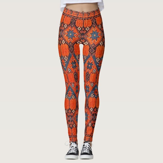 Legging Padrão Turco Persa Oriental (Frente)