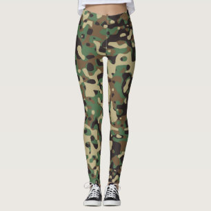 Legging Padrão Verde do Exército Militar Camouflage