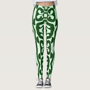 Legging Padrão verde sem falhas "Ratti_Creative_Arts"